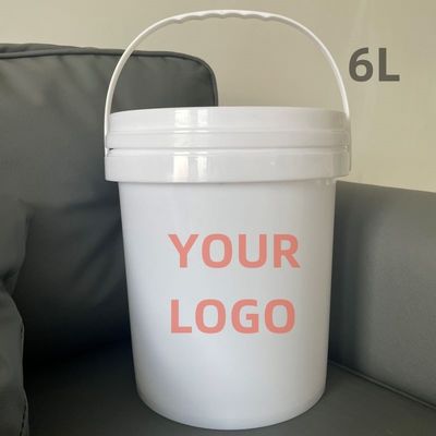 Полипропиленовые пластиковые ведра с печатным логотипом 4L 5L 6L 8L с настройкой