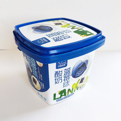 Легко открываемый квадратный ветер для молочных продуктов
