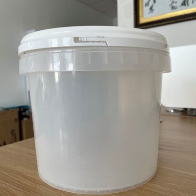 Прозрачное пластиковое ведро 4L с крышкой