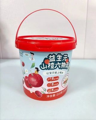 1L ванны упаковка для попкорна фейри нить пищевые ведра ванны настройка GAP / ISO / FDA сертифицированный