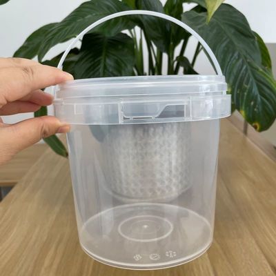 Пищевые кастрюли из попкорна из пластика 1L 2L PP пластиковые ведра для хранения ведра с аксессуарами