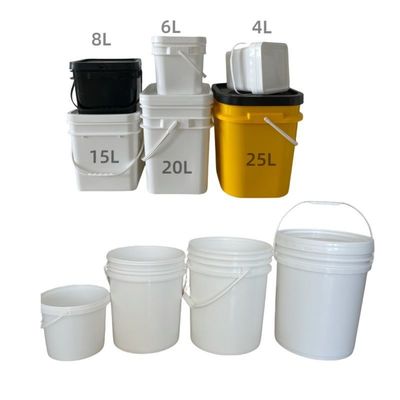 1L-25L Пластиковый ведро растений с герметичным крышкой ведро прочное и толщиной 1,0-2,5 мм