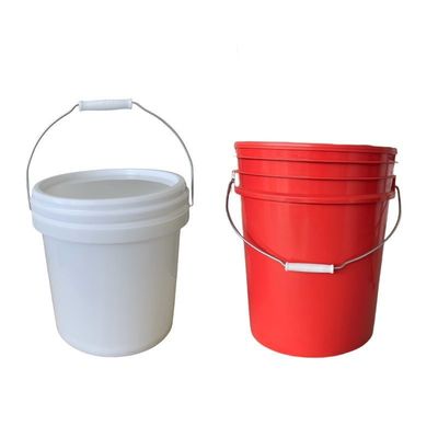 Химическое 4L пластиковое ведро с крышкой и ручкой пластиковой емкости