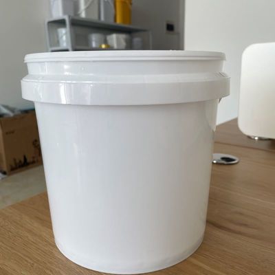 Химическое 4L пластиковое ведро с крышкой и ручкой пластиковой емкости