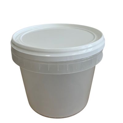 Настроить логотип Желтый HDPE 1 галлон пластиковый ведро для упаковки мороженого