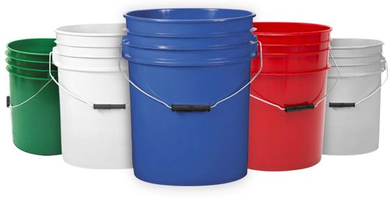 Настроить защищенный от подделок PP HDPE пластиковый ведро 5 галлонов 6 галлонов пластиковый ведро с крышкой