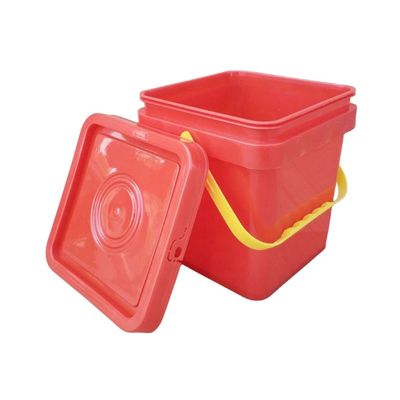 Настроить защищенный от подделок PP HDPE пластиковый ведро 5 галлонов 6 галлонов пластиковый ведро с крышкой