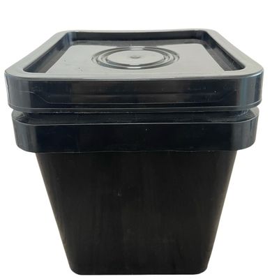 Квадратная пластиковая ведра для упаковки напитков полные размеры 5L 15L Толщина от 1,0 до 2,5 мм