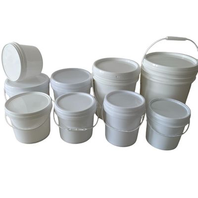 Продажа в каталоге 1,0-2,5 мм Толщина круглый 5L 6L 8L 10L PP пластиковый ведро с крышкой
