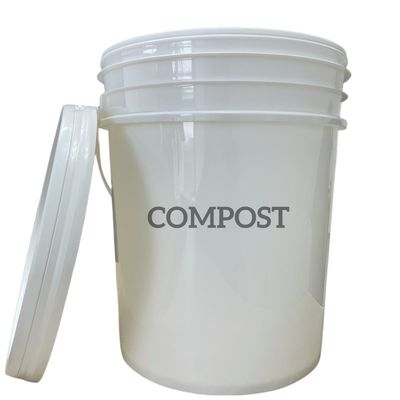 20L Круглое пластиковое ведро с крышкой и печатным шелковым экраном/передачей тепла/IML