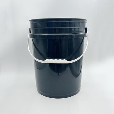 20L Круглое пластиковое ведро с крышкой и печатным шелковым экраном/передачей тепла/IML