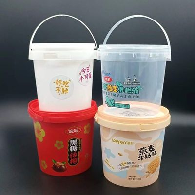 1L 2L 4L 5L Круглое пластиковое ведро прямоугольное ведро с крышкой