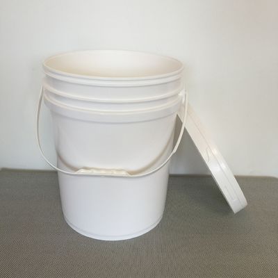 5L 10L 20L тяжеловесное пластиковое ведро с металлической ручкой Прозрачная или индивидуальная печать