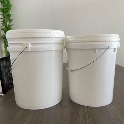 Прозрачная HDPE пластиковая ведра 3L 5L 8L контейнер для пищи с толщиной 1,0-2,5 мм