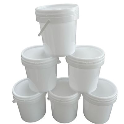 Химическое 1.5L / 2L / 3L / 5L / 10L / 20L / 25L / 40L Пластиковое прямоугольное ведро с крышкой и ручкой