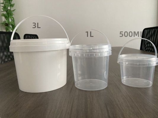 1L 2L 3L 4L 5L Контейнер для пищи Прозрачная пластиковая ведра из полипропилена толщиной от 1,0 до 2,5 мм
