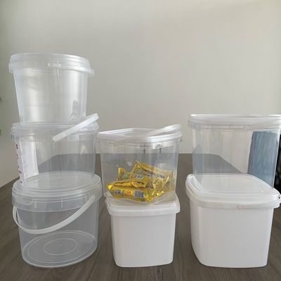 GAP/ISO/FDA сертифицированный 0,5L 1L прозрачный пластиковый ведро для конфеты в полипропиленовом материале