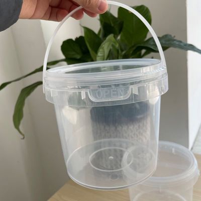 Настроить YES 2L 3L 4L 5L пластиковый ведро с крышкой Черный и прочный