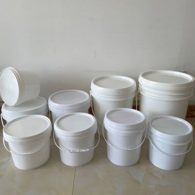 10L полипропиленовые ведра с крышкой и ручкой OEM пластиковый 2 галлонный контейнер для краски