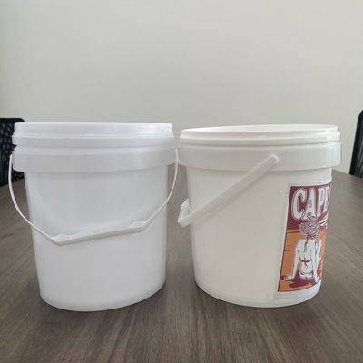 Снакс 4L Красочное пластиковое ведро с печатью IML и сертификацией GAP / ISO / FDA