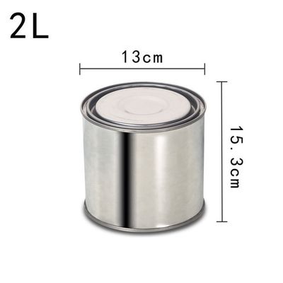 1L-5L круглые металлические банки идеально подходят для краски и соуса ручка или без ручки
