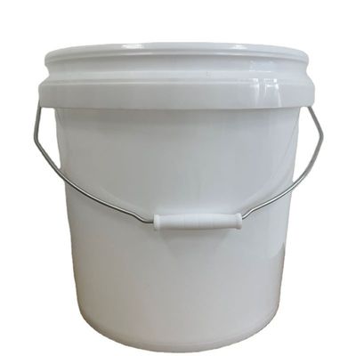 5L пищевой пластиковый ведро с легко открываемой крышкой и круглой формой из HDPE материала