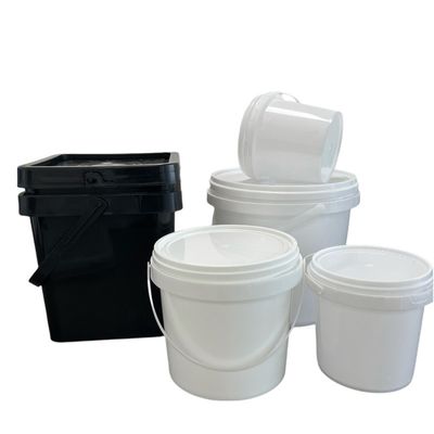 Контейнер для конфеты Пластиковое ведро с крышкой из материала HDPE, сертифицированное GAP/ISO/FDA