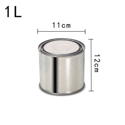 Настроить вашу упаковку круглый металлический банка 1L-5L с ручкой для краски и соуса