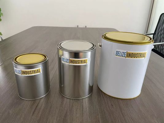 Настроить вашу упаковку круглый металлический банка 1L-5L с ручкой для краски и соуса