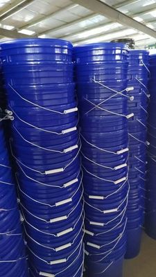 20L 25L Пластиковая ведра круглой формы с крышкой для матового порошка цемента и эмульсионной краски