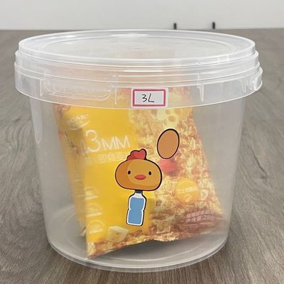 Китайская фабрика пластиковых ведро поставки мини прозрачный пластиковый контейнер ведро