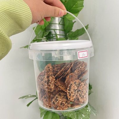 Производственные цены Пластиковый ведро 1L 2L 3L 4L 5L Контейнер для пищи